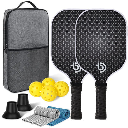 Pickleball Paddle For  2024 New Fiberglass USAPA Certified Carbon Fiber Honeycomb School High Quality